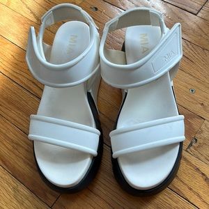 Mia platform rubber sandals